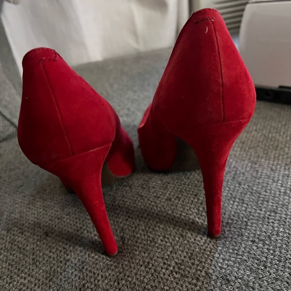 Jessica Simpson Red Heel Pumps - Size 9 - Picture 8 of 8